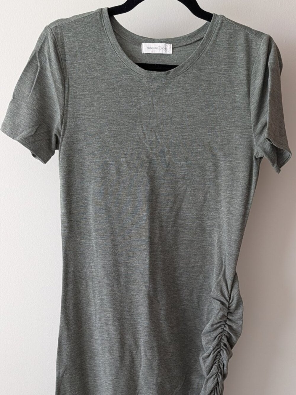 Treasure & Bond Sage Green Maternity T-Shirt Dress